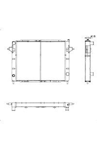 radiatore, raffreddamento motore nrf