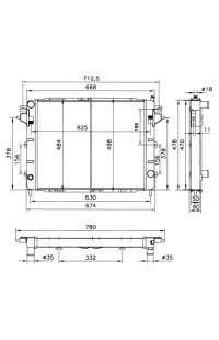 Radiatore, Raffreddamento motore nrf