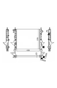 Radiatore, Raffreddamento motore nrf