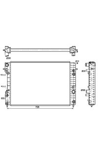 Radiatore, Raffreddamento motore nrf