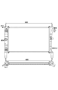 Radiatore, Raffreddamento motore nrf