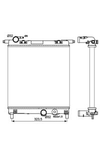 Radiatore, Raffreddamento motore nrf
