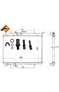 Radiatore, Raffreddamento motore nrf