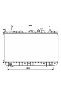 Radiatore, Raffreddamento motore nrf