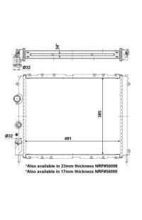 Radiatore, Raffreddamento motore nrf