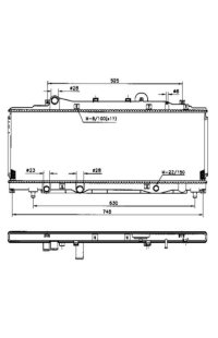 Radiatore, Raffreddamento motore nrf