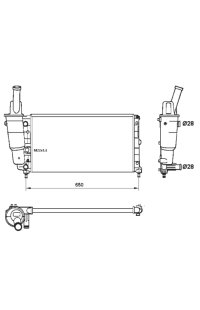 Radiatore, Raffreddamento motore nrf