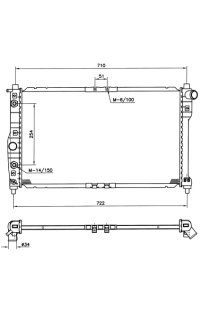 radiatore, raffreddamento motore nrf