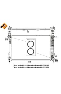 Kit riparazione, Cilindro secondario frizione nrf