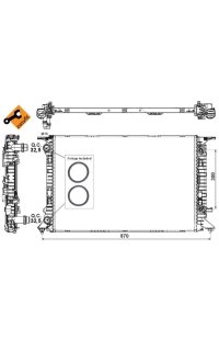 Radiatore, Raffreddamento motore nrf