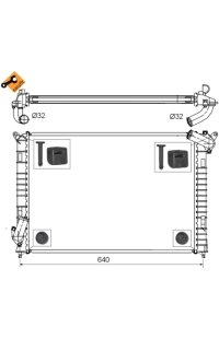 Kit di riparazione, cilindro del freno nrf