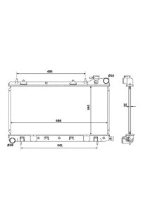Radiatore, Raffreddamento motore nrf