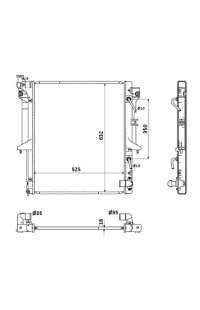 Radiatore, Raffreddamento motore nrf