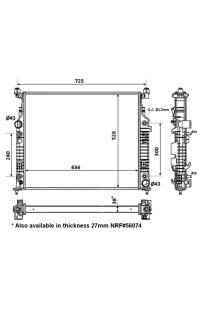 Radiatore, Raffreddamento motore nrf