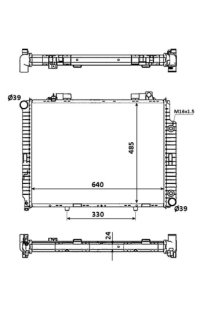 Radiatore, Raffreddamento motore nrf