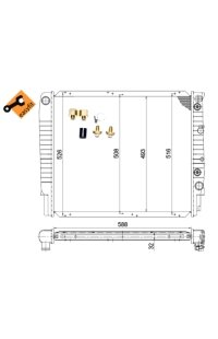 Radiatore, Raffreddamento motore nrf
