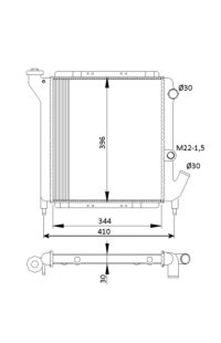 Radiatore, Raffreddamento motore nrf