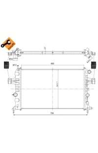 Radiatore, Raffreddamento motore nrf