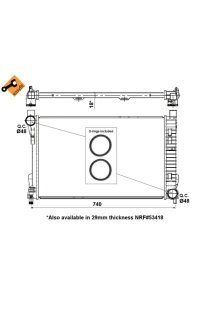 Radiatore, Raffreddamento motore nrf