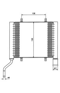 radiatore, raffreddamento motore nrf