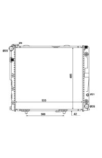 Radiatore, Raffreddamento motore nrf
