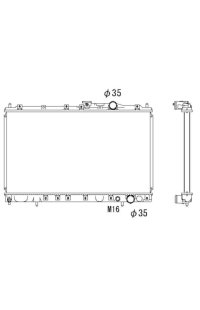 Radiatore, Raffreddamento motore nrf