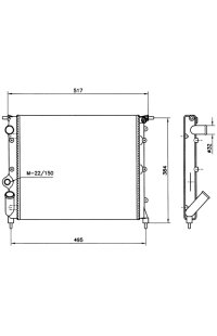 Radiatore, Raffreddamento motore nrf