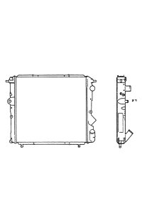 radiatore, raffreddamento motore nrf