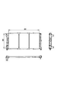 Radiatore, Raffreddamento motore nrf