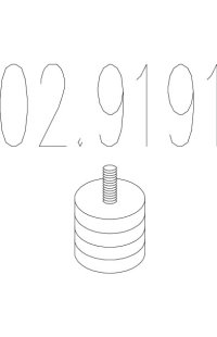 tampone paracolpo, silenziatore mts