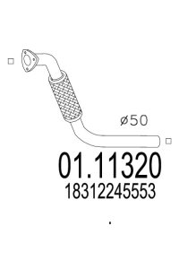 tubo gas scarico mts