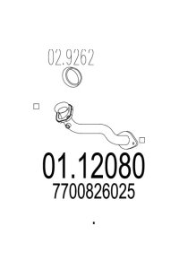 tubo gas scarico mts