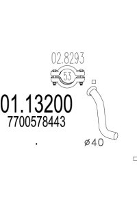 tubo gas scarico mts