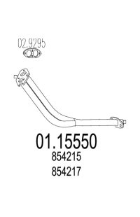 tubo gas scarico mts