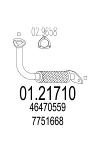 tubo gas scarico mts