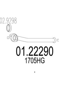 tubo gas scarico mts