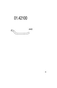 tubo gas scarico mts