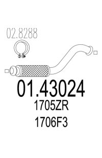 tubo gas scarico mts