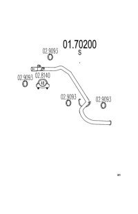 tubo gas scarico mts