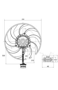 Ventola, Raffreddamento motore nrf