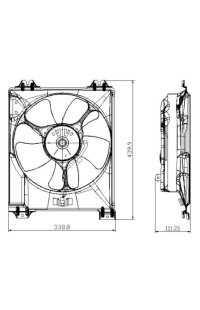 Ventola, Raffreddamento motore nrf